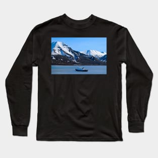 Arctic Mountains on Spitsbergen Island in Svalbard Long Sleeve T-Shirt